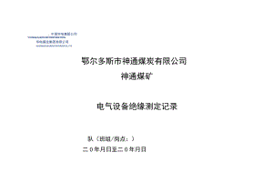 电气设备绝缘测定.docx