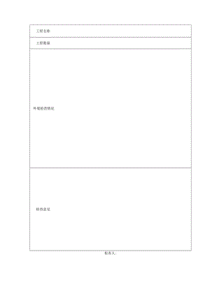 竣工工程外观检查记录（三）.docx