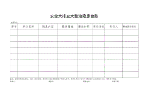 安全大排查大整治隐患台账.docx