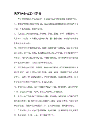 病区护士长工作职责.docx
