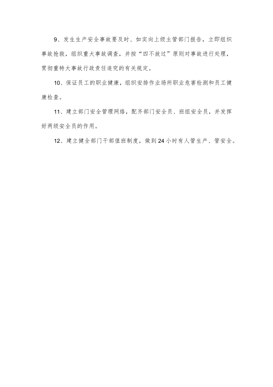 电气运行部经理安全职责.docx_第2页