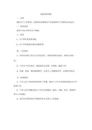 现场管理制度.docx