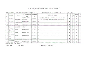 环氧丙烷储存包装工序安全检查分析（SCL）评价表.docx