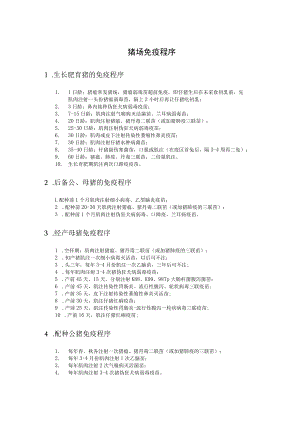 猪场免疫程序.docx