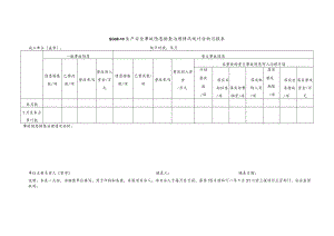 生产安全事故隐患排查治理情况统计分析月报表模板.docx