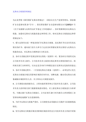 瓦斯动力现象管理规定.docx