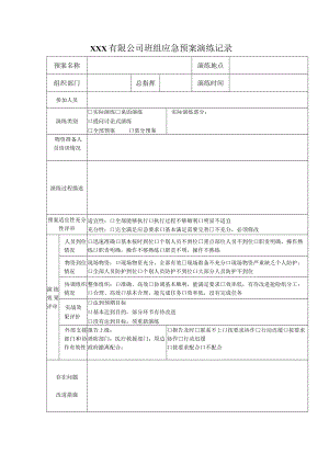 班组应急预案演练记录.docx
