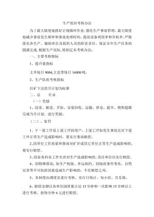 生产组织考核办法.docx