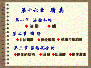 脂类有机化学.ppt