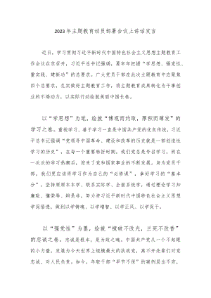 2023年主题教育动员部署会议上讲话发言.docx