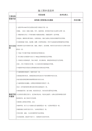 结构施工图审查点及通病.docx