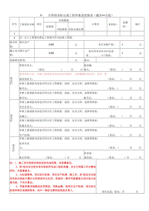 班组实际完成工程形象进度报表.docx