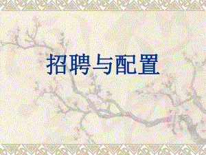 人力资源管理师二级招聘与配置.pptx
