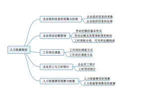 人力资源四级思维导图：人力资源规划.pptx