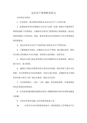 安全生产管理职责范文.docx