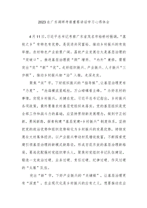 2023在广东调研考察重要讲话学习心得体会3篇.docx