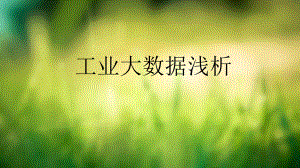 工业大数据浅析.pptx