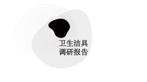 卫生洁具调研报告.pptx