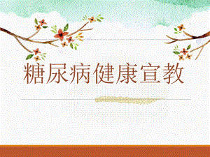 糖尿病健康宣教.pptx