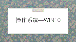 操作系统—win10.pptx