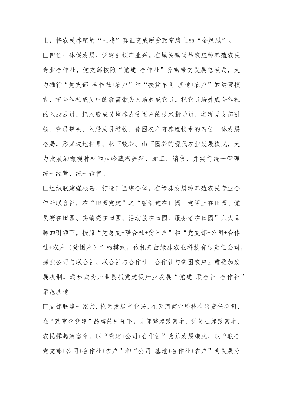 -舟曲县:党建引领绘蓝图 产业发展谱新篇.docx_第2页