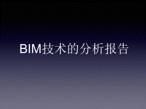 BIM分析报告.pptx