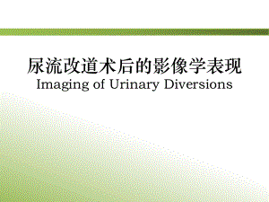 尿流改道术后的影像学表现.pptx