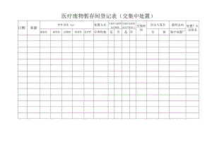 暂存点登记表（交处置厂）.docx