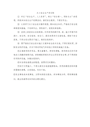 木工安全生产责任制.docx