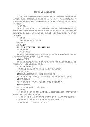 突发食品安全应急预案.docx