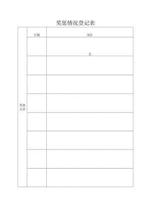 奖惩情况登记表.docx