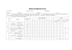 钢筋安装质量检验评定表格.docx