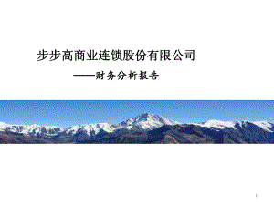 步步高集团财务分析报告(财务管理角度).pptx