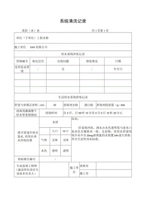 系统清洗记录.docx