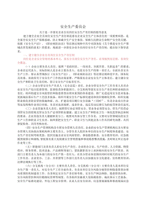 安全生产委员会.docx