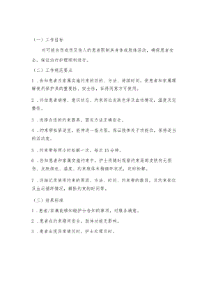 妇幼保健院患者约束法操作考核评分标准.docx