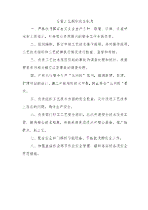 分管工艺副职安全职责.docx