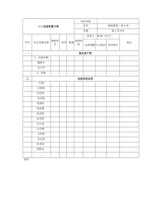 办公设备配置方案.docx