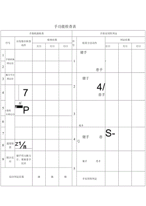 康复医学科OT偏瘫评价表(全).docx