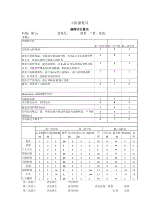 中医康复科偏瘫评定表.docx