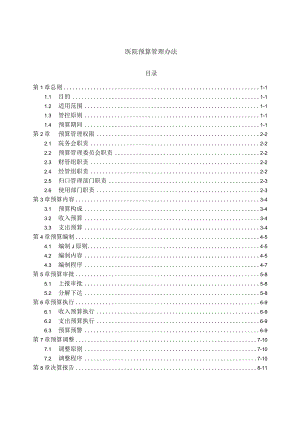 医院预算管理办法.docx