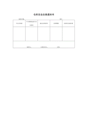 仓库安全改善通知书.docx