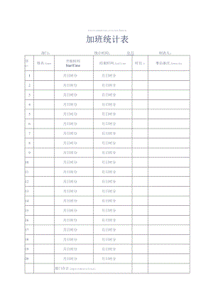 加班统计表加班记录表.docx