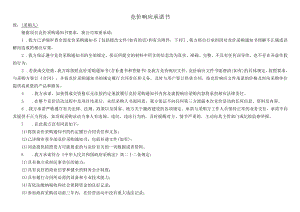 竞价响应承诺书.docx