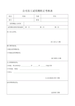 公司员工试用期转正考核表.docx
