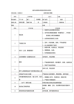 超市运营部生鲜理货员职务说明书.docx