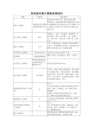 高性能仿真计算服务器询价.docx
