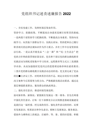 党组织书记述责述廉报告2022.docx