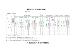 行政许可年度统计报表.docx