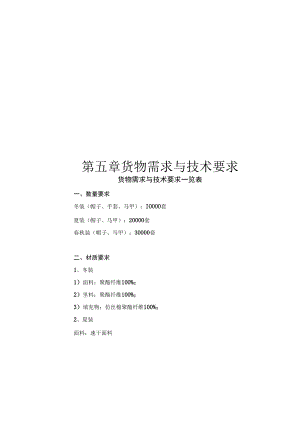 第五章货物需求与技术要求.docx